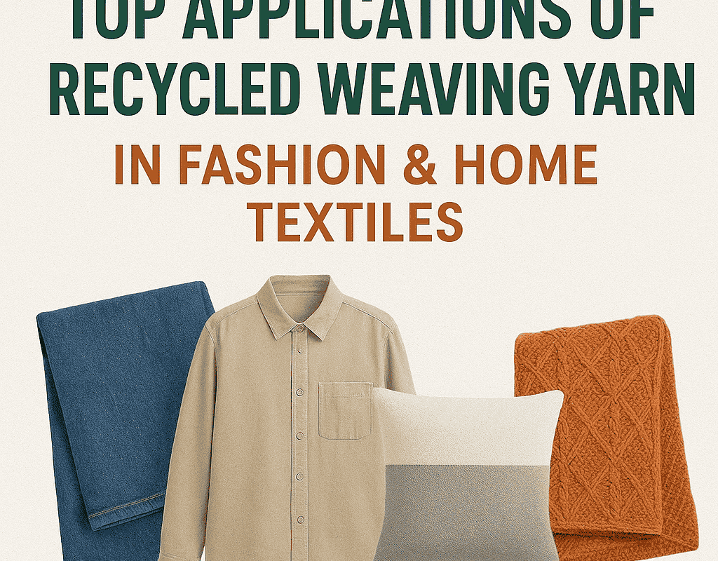 Top Applications of Recycled Weaving Yarn in Fashion & Home Textiles