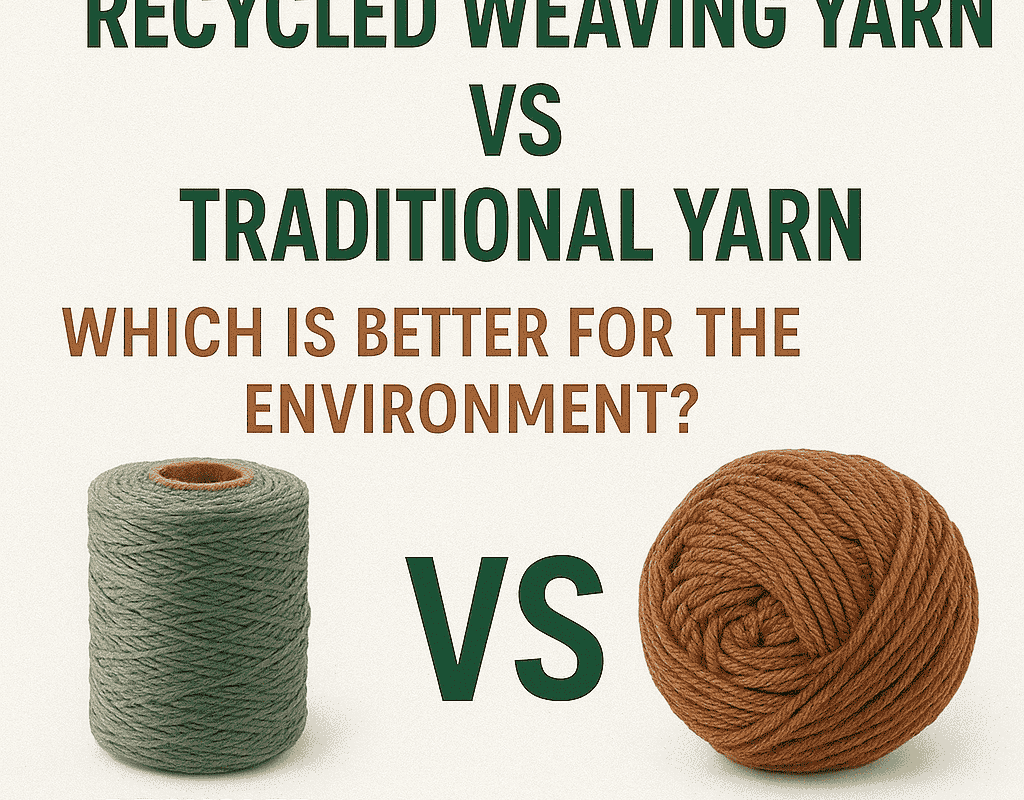Recycled Weaving Yarn vs Traditional Yarn: Which Is Better for the Environment?
