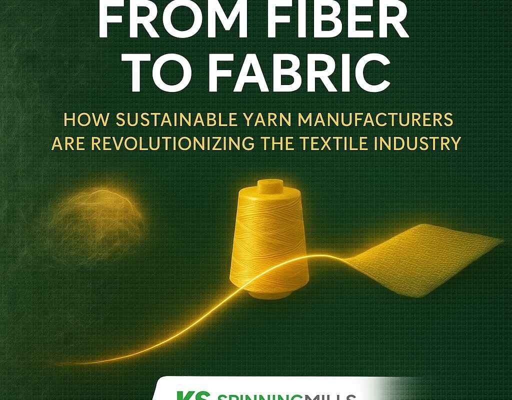 From Fiber to Fabric: How Sustainable Yarn Manufacturers Are Revolutionizing the Textile Industry