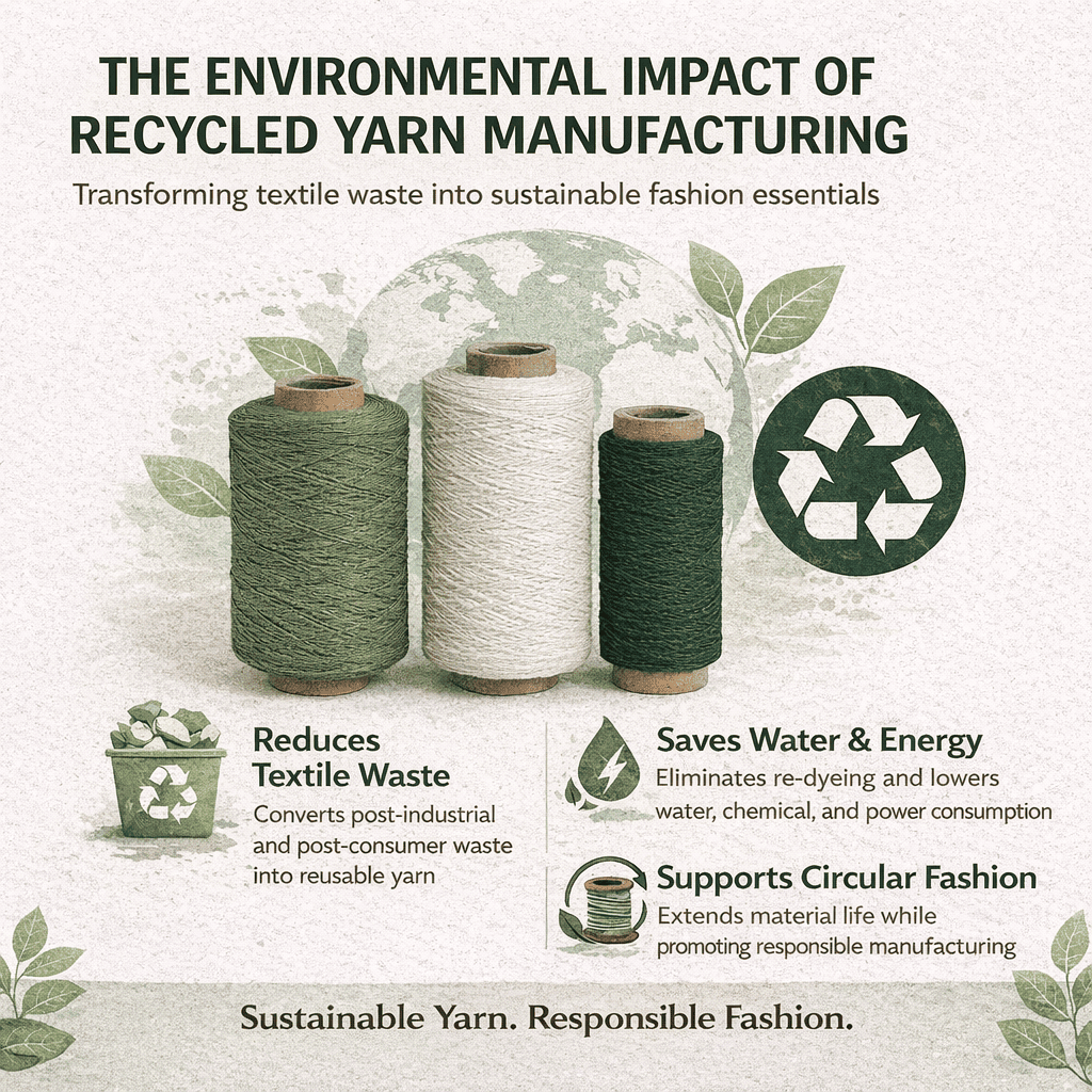 The Environmental Impact of Recycled Yarn Manufacturing